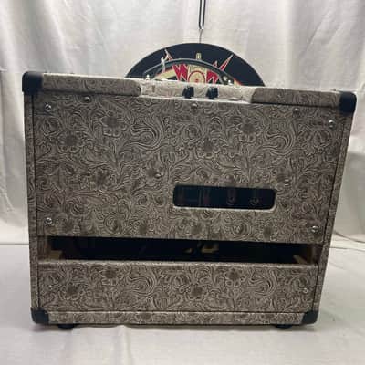Fender Pro Jr junior Tube Guitar Amp in Customized MojoTone (?) 'Pro Sr.' Cabinet with Eminence 12" Swamp Thang speaker Combo Amplifier - Local Pickup Only image 5