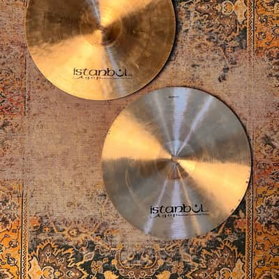 ISTANBUL AGOP 15” TRADITIONAL Hihats ULTRA WARM & SMOOTH Stunning! Perfect! 1162 1332 g image 2