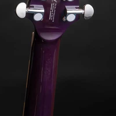 Lindo ORG-SL SlimLine Purple Electro Acoustic Guitar with Preamp and Chromatic Tuner - Designed in the UK image 10