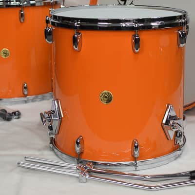 Gretsch USA Custom Drumset Taylor Hawkins Orange image 6
