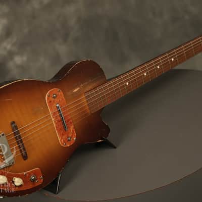 early 1950's Kay K-125 thru-neck image 13
