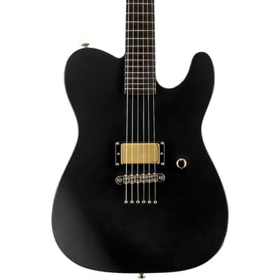 ESP LTD Alan Ashby AA-1 Electric Guitar Regular Black Satin image 1