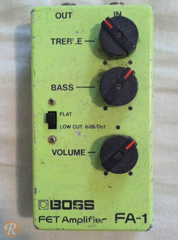 BOSS FET Amplifier FA-1 エフェクター BOSS FA-1 FET Amplifier 1988 Guitar Pedal Pre AMP Made in Japan