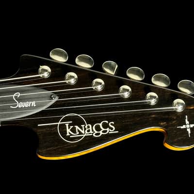 2024 Knaggs Larry Mitchell Signature Severn Tier 2 Flame Top Gloss ~ Charcoal Burst image 10
