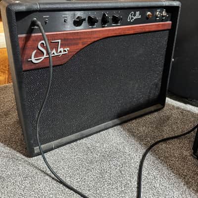 Suhr Bella 44-Watt 1x12" Guitar Combo 2015 - Present - Black with Wood Panel image 2