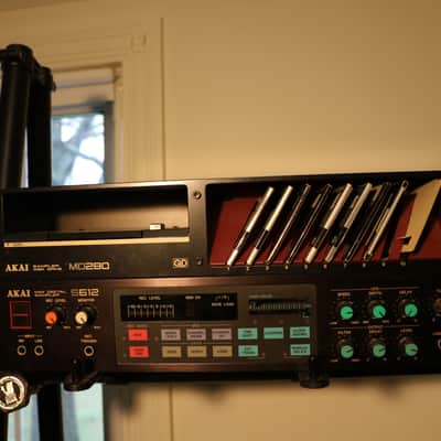 Akai S612 Digital Sampler | Analog Filters w/MD280 Disk Drive Module Tested | Boxes & Manuals! image 2