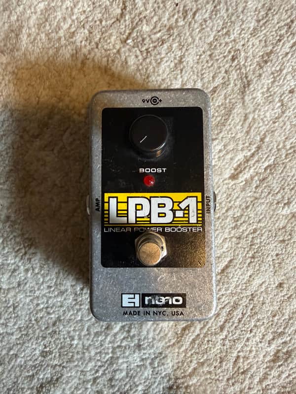 Electro-Harmonix LPB-1 Nano Linear Power Booster Preamp 2006 - Present - Black / Yellow / Gray image 1