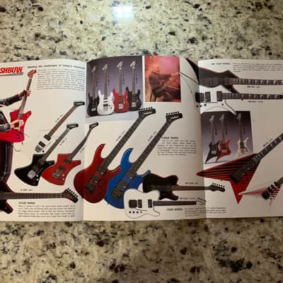 Washburn Catalog 1985 B-70 B-50 Sarzo HM-20 RR-11 image 3