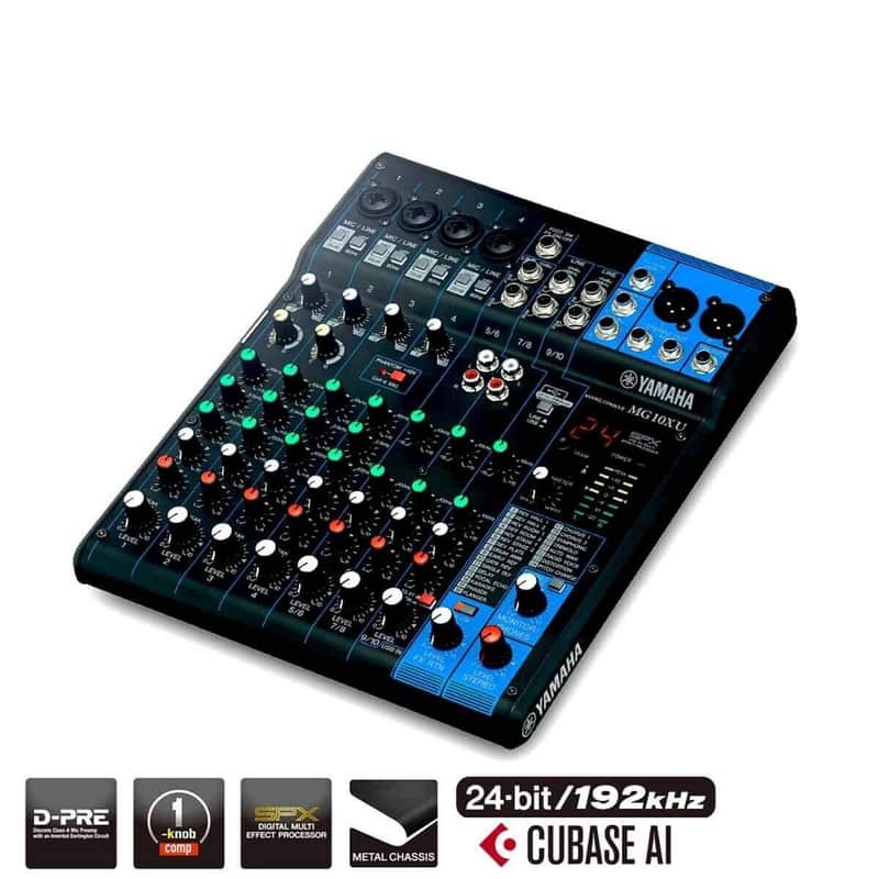 Yamaha MG10XU | 10-Channel USB Mixer with Built-in SPX Digital Effects image 1