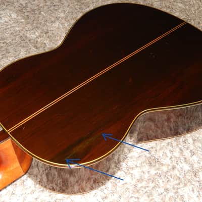TATSUHIKO HIROSE 20 1978 - YAMAHA GC70 CLASS CLASSICAL CONCERT GUITAR - SPRUCE/BRAZILIAN ROSEWOOD image 10