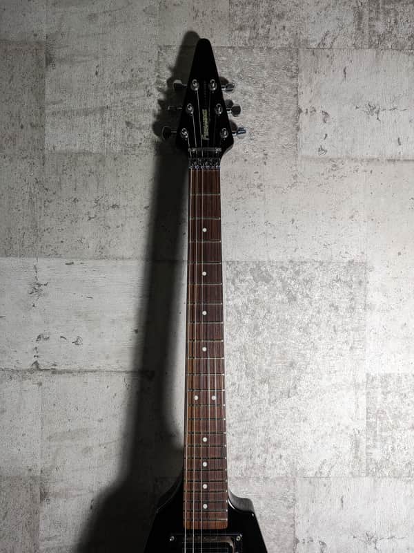 Fernandes BSV Flying V 80's Made in Japan Black FRT Floyd | Reverb