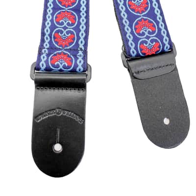 Walker and Williams Vintage Series 60's Style H-17 Hippie Strap Blue & Red image 5