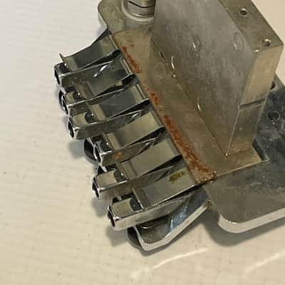 1980's Kramer Model Guitars Chrome Floyd Rose II Licensed Tremolo Guitar Bridge image 11