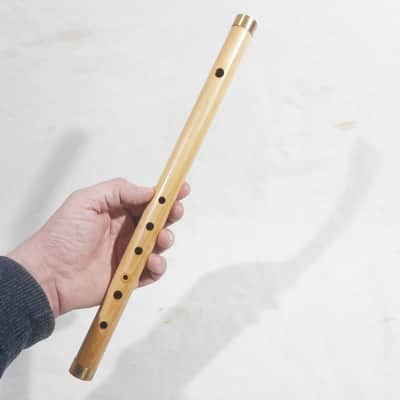 Handmade 6-Hole Wooden Transverse Flute in C – Apricot Wood, Renaissance-Style Folk Flute image 1