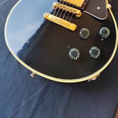 Gibson Les Paul Custom "Black Beauty" 1981 - Corps en Acajou, Table en Érable, Manche en Acajou, touche en ébène, accastillage doré, image 5
