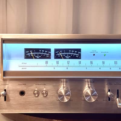 🎶✨ Pioneer SX-780 / SX780 Vintage Stereo Receiver w/ Wood Cabinet — Serviced, LED Dial, Clean image 3