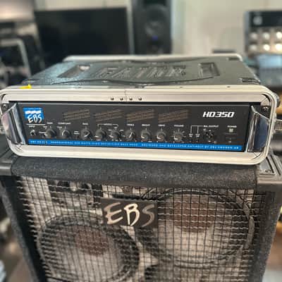 EBS HD350 Bass Amp Head With NEO 115 & NEO 210 Evolution Neoline Pro Speakers mid 2000s ish - Rack Mounted & Carpeted image 2