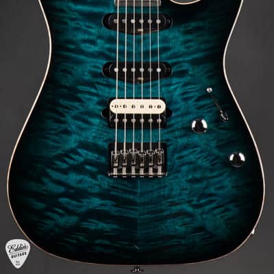 Suhr Standard Roasted - Trans Teal Burst #86135 image 2