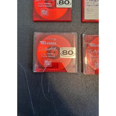 T Audio Traxdata Md 80 - Red X 5 – Minidisc - Excellent image 6