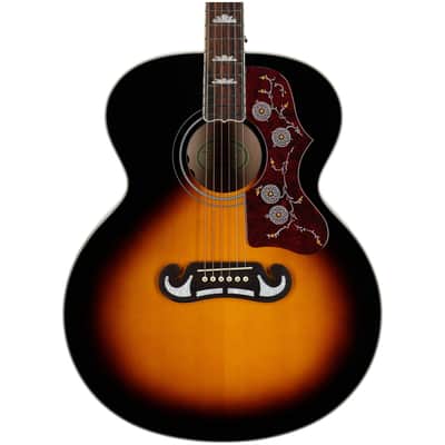 Epiphone J-200 Studio, Vintage Sunburst, with Gig Bag image 3