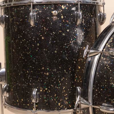 1964 Slingerland Mardi Gras Pearl Gene Krupa Deluxe Drum Set image 4
