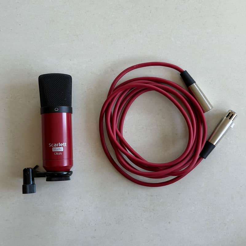 Focusrite CM25 Cardioid Condenser Microphone 2010s - Red image 1