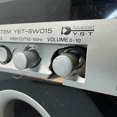 Yamaha YST-SW015 Powered Subwoofer Home Theater Sub Audio Bass Vintage DAMAGE image 7