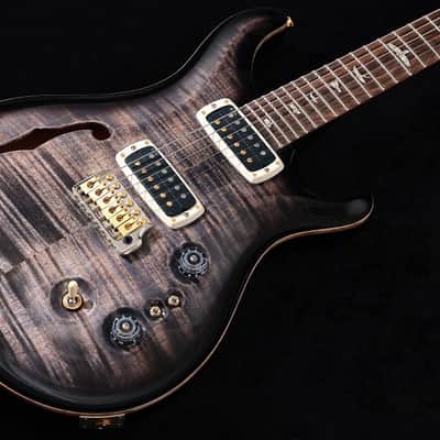 Paul Reed Smith (PRS) 2025 40th Anniversary Custom 24-08 Semi-Hollow Ltd Charcoal Tri-Color Burst Pattern Thin Neck [25 0400130] (07/07) image 12