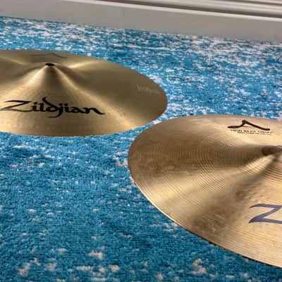 Don't pay £400+!! 14" LIGHT! Zildjian A NEW BEAT Hihats 865g 1479g image 8