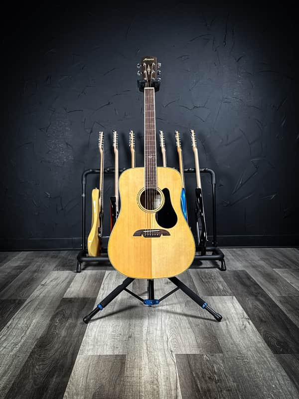 Alvarez AD60 Dreadnought Acoustic Guitar - Natural image 1