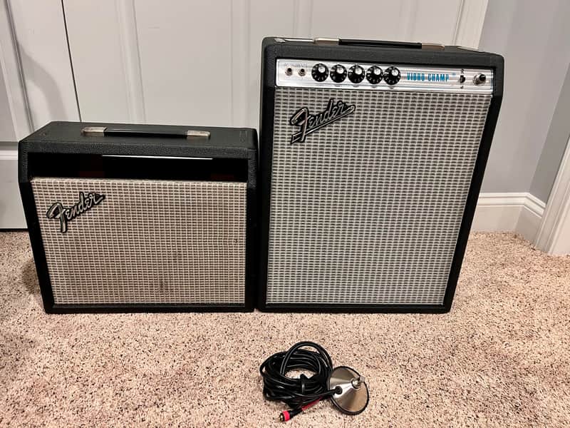 Fender Vibro Champ 6-Watt 1x8" Guitar Combo 1970 - 1980 - Silverface - Excellent