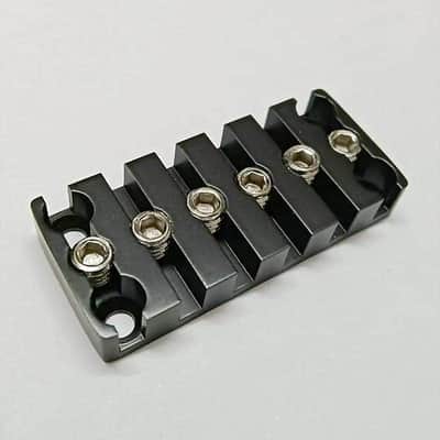 Brass Headless Guitar Fixed Bridge System with Brass Saddles image 5