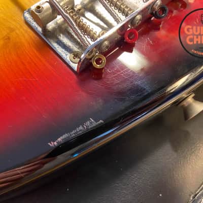 1997 Fender Japan JB75-90US '75 Reissue Jazz Bass – 3-Tone Sunburst | CIJ | USA Pickups | Rosewood Board image 13