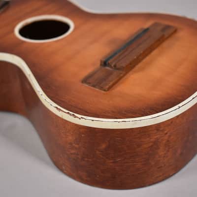 1950's Harmony Soprano Ukulele Sunburst Project For Repair image 11