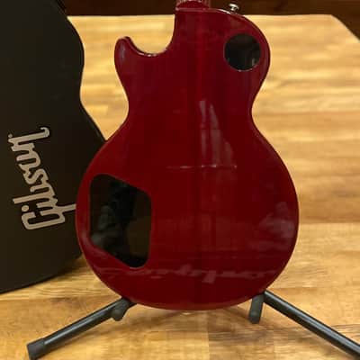 2021 Gibson Les Paul Classic HH Electric Guitar in Transparent Red w/ Gibson OHSC image 16