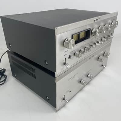 Sony - TA-2300F/TA-2000F - Pre/Power-Amplifier Set - Serviced (Cleaned) image 3