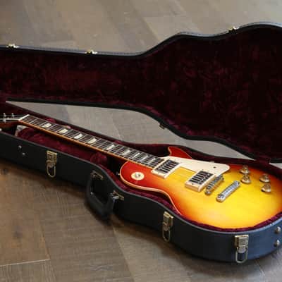 MINTY! 2006 Gibson Custom 1958 Les Paul Standard Reissue Electric Guitar Cherry Sunburst + COA OHSC image 21