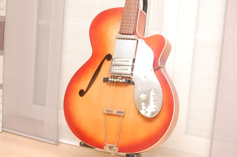 Framus Capri 5/53 – 1962 German Vintage Archtop Guitar / Gitarre + Ideal Pickup system! image 1