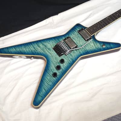 DEAN ML 40th Anniversary electric GUITAR new Faded Denim w/ CASE - Floyd Rose image 5