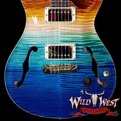 PRS Wild West Guitars 25th Anniversary Limited Run Wood Library Artist Package Hollowbody II Piezo Beach Fade (Private Stock Color) 5.55 LBS (US Only / No International Shipping) image 1