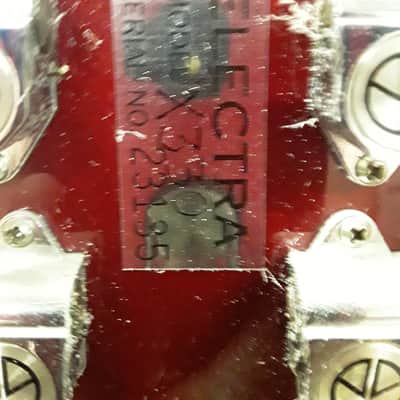 Electra Les Paul MPC X330 Guitar- Cherry Burst- MIJ +Case image 11