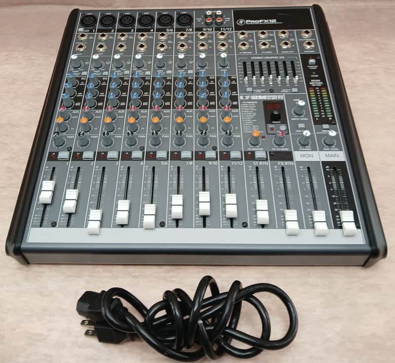 Mackie ProFX12 12-Channel Effects Mixer | Reverb