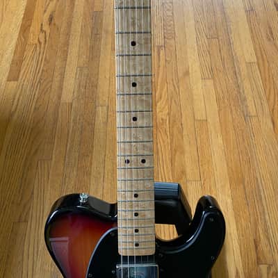 Warmoth Telecaster Partscaster Guitar 2019 Black Red Yellow Sunburst! image 12