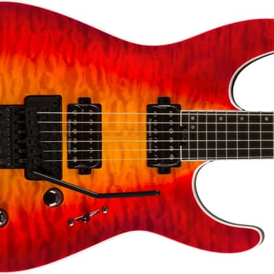Pre-Order! Jackson Pro Plus Series Dinky DKAQ guitar in Firestorm image 1