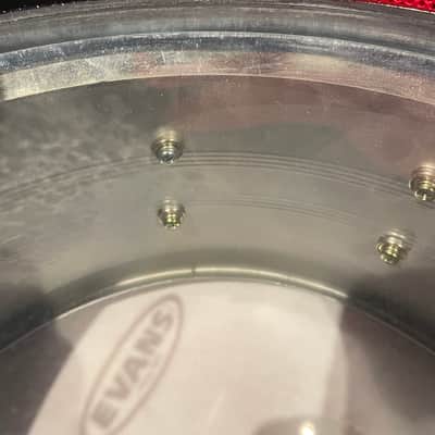 Tama 8056 Imperialstar Mastercraft Steel 6.5x14" 10-Lug Snare Drum with Roller-Action Snare Strainer 1980 - 1985 - Chrome image 6