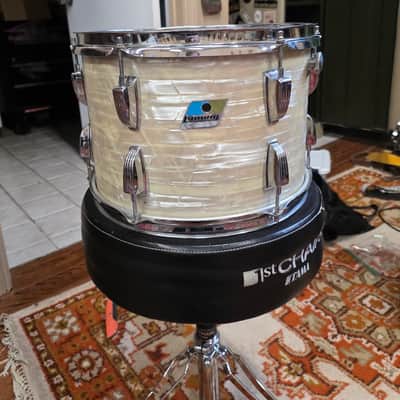 Ludwig Rack Tom 13x9 Players 1970s - White Marine Pearl image 1