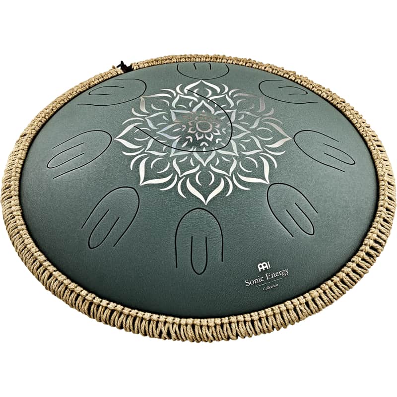 Meinl Sonic Energy Octave Steel Tongue Drum F Major Dark Green image 1