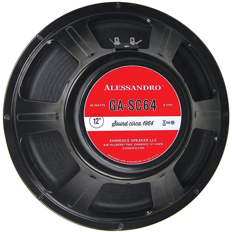 Eminence GA-SC64 12" Speaker 40 Watt, 8 Ohm, Ferrite Magnet image 1