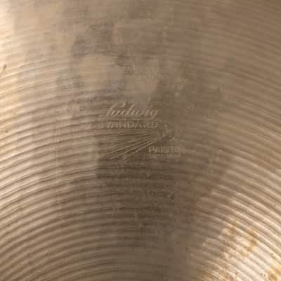 Vintage 18" Paiste Ludwig Standard Crash Cymbal 1328g image 3