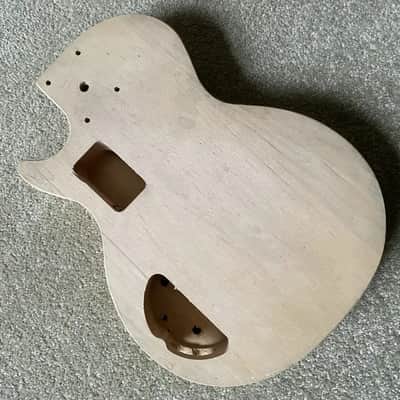 Mini Basswood Guitar Single Cut Body image 3